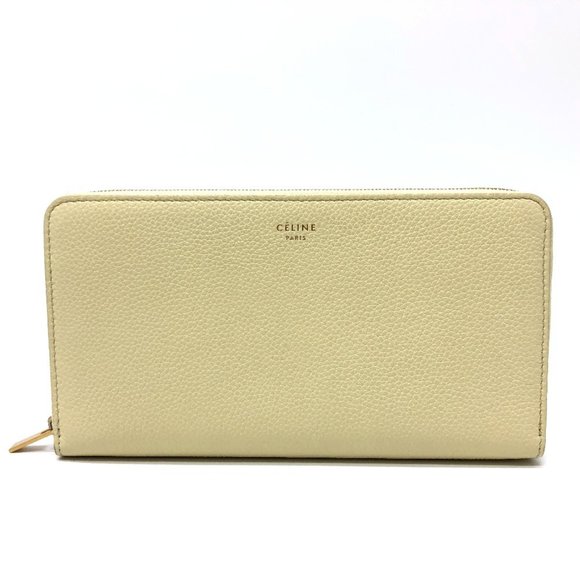 CELINE Cream Leather Wallet - Picture 1 of 15